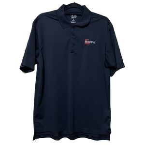 Adidas Climalite Golf Polo Men’s M Black Short Sleeve Shirt Stretch
